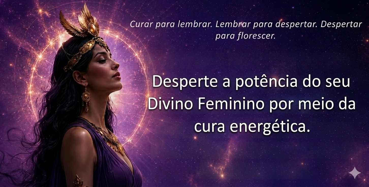 Desperte a potência do seu Divino Feminino por meio da cura energética